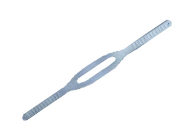 Clear ribbed thin Kraton replacement mask strap