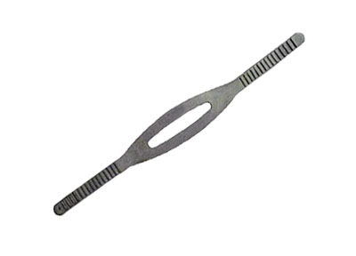 Black ribbed thin Kraton replacement mask strap