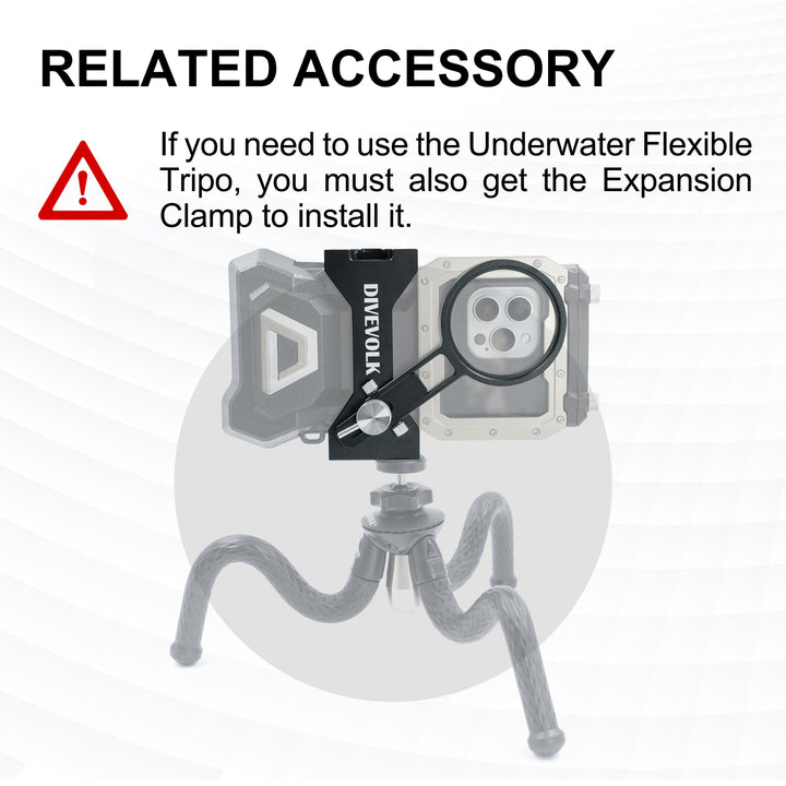 DiveVolk Underwater Flexible Tripod