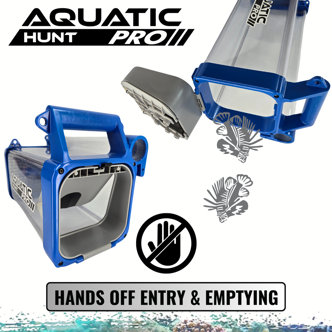 Lionfish Locker PRO hands-off entry and emptying