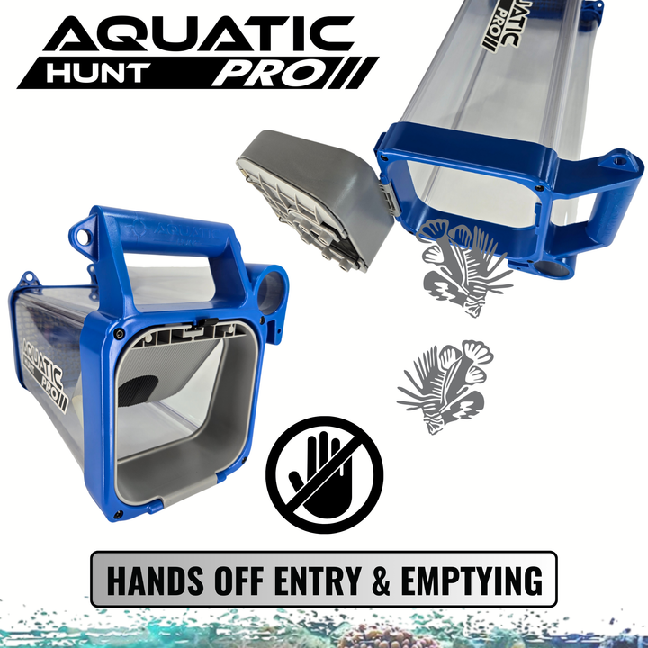Lionfish Locker PRO hands-off entry and emptying