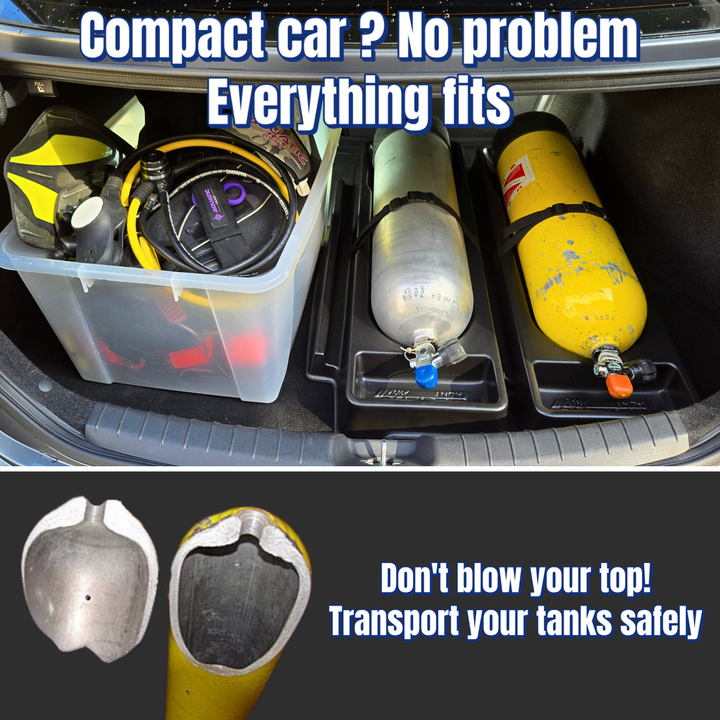 Transporter fits in a compact car
