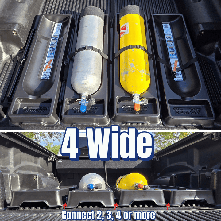 Four Transporters linked side by side
