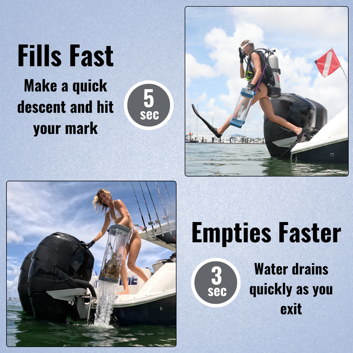 Lionfish Locker fills fast and empties faster