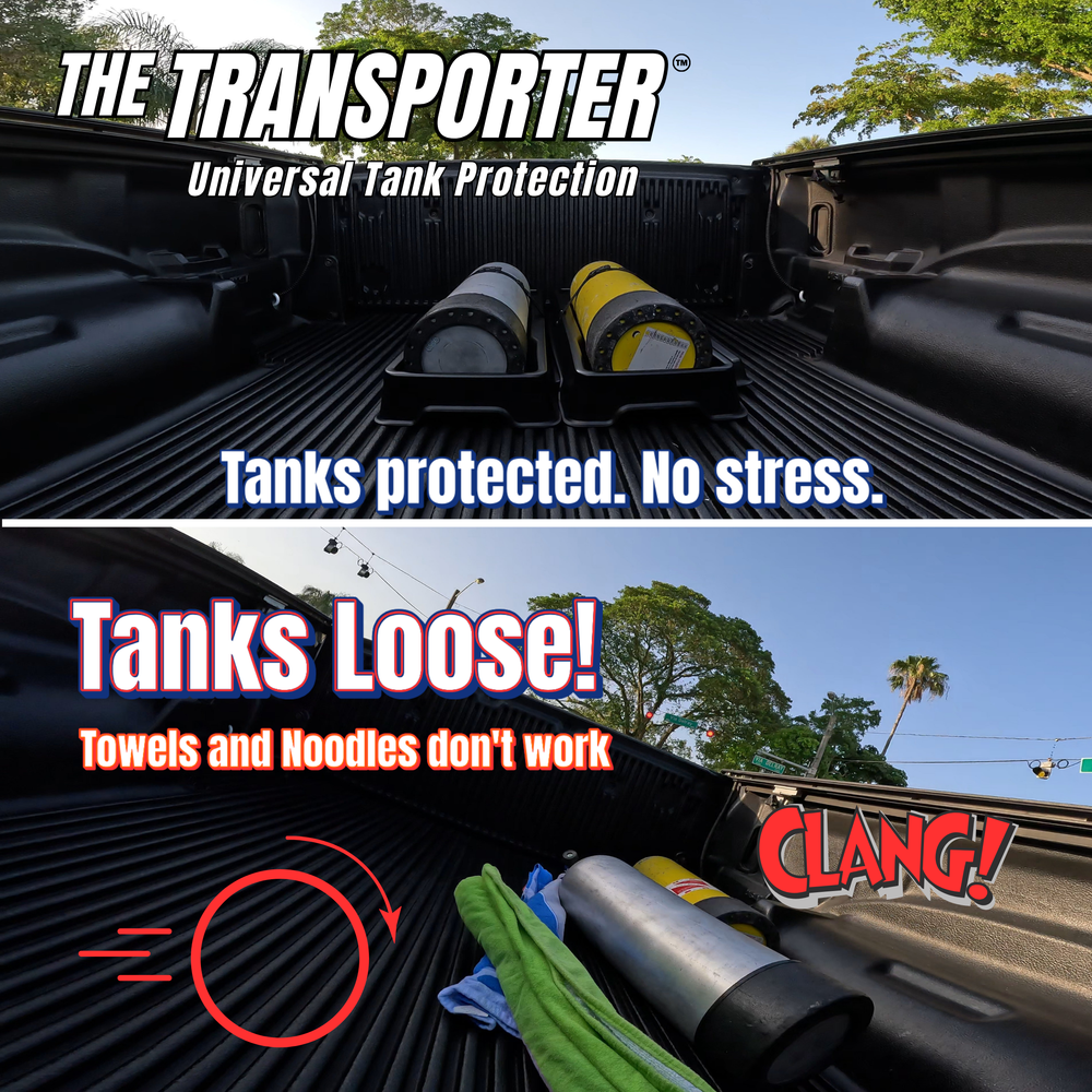 Transporter keeps tanks protected and secure
