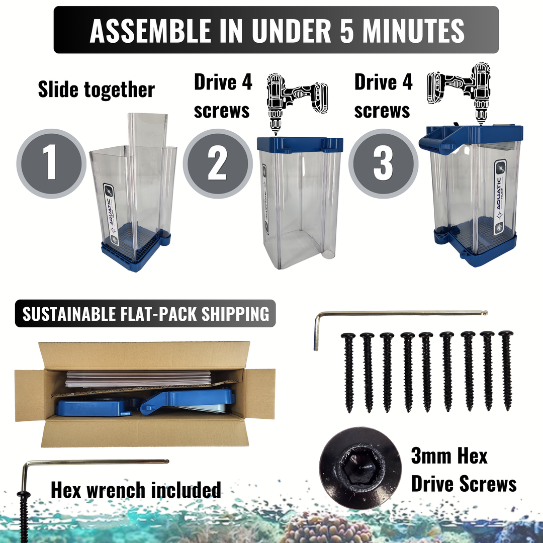 Lionfish Locker PRO assembles in under 5 minutes