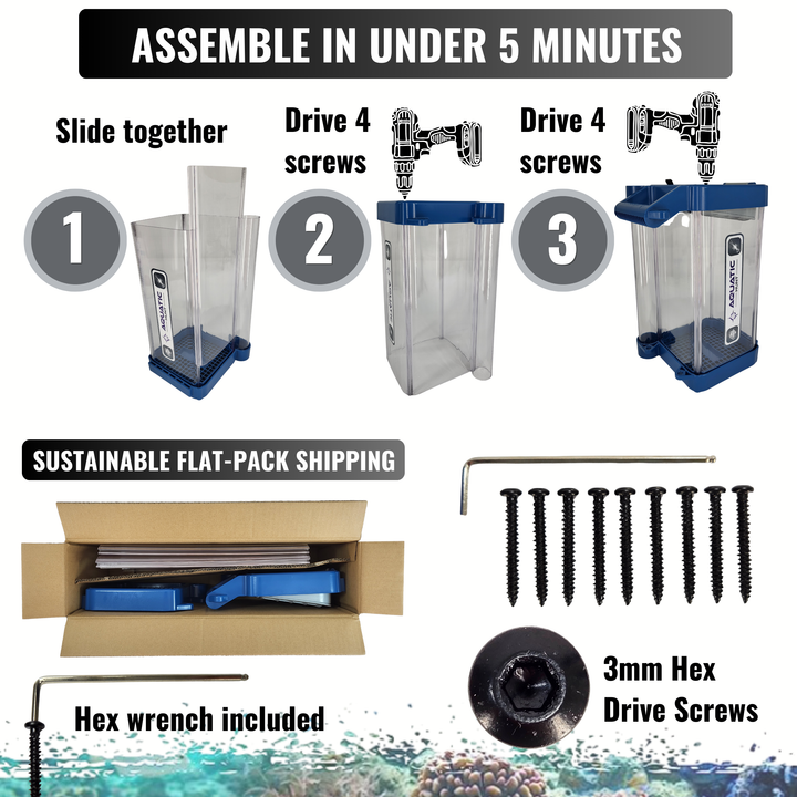 Lionfish Locker PRO assembles in under 5 minutes