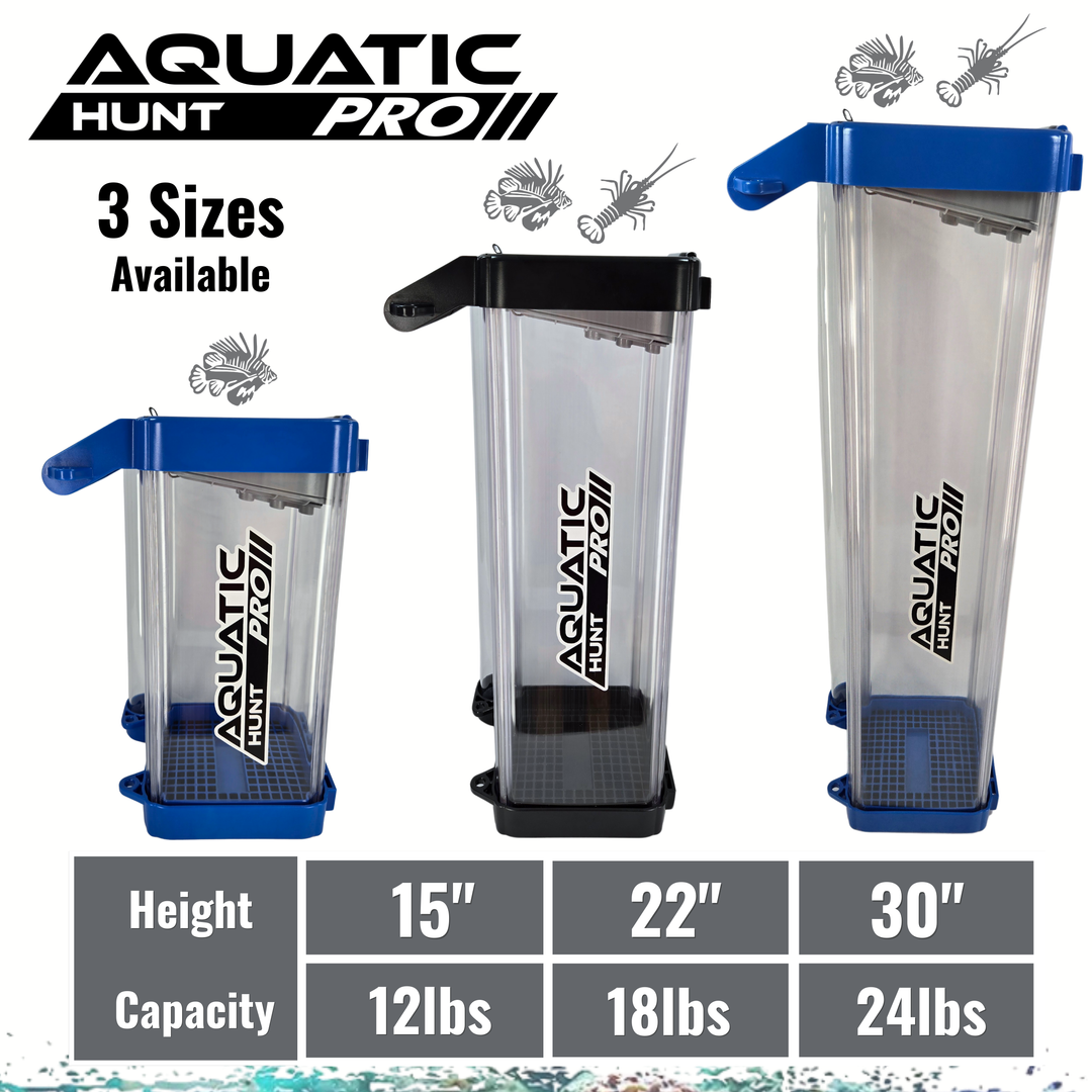 Lionfish Locker PRO sizes 15, 22 and 30 inch