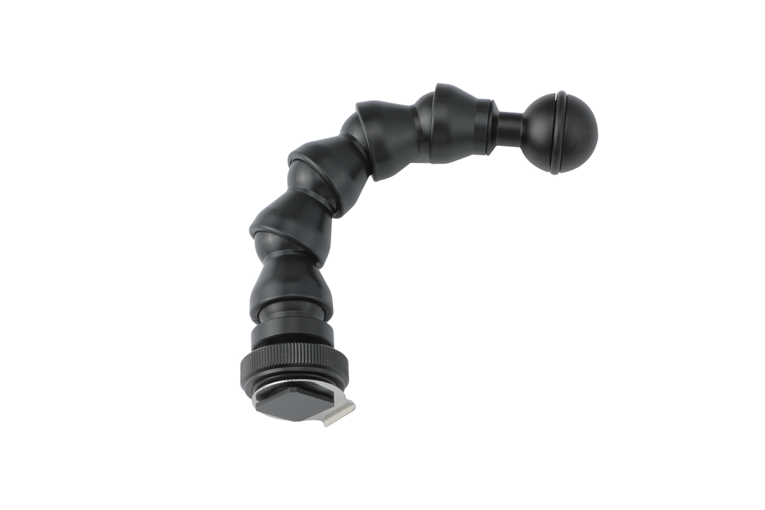 Bigblue 6" Flexible Arm with Hot-shoe/Ball (FLEXIARM-06-HOTSHOE-BALL)