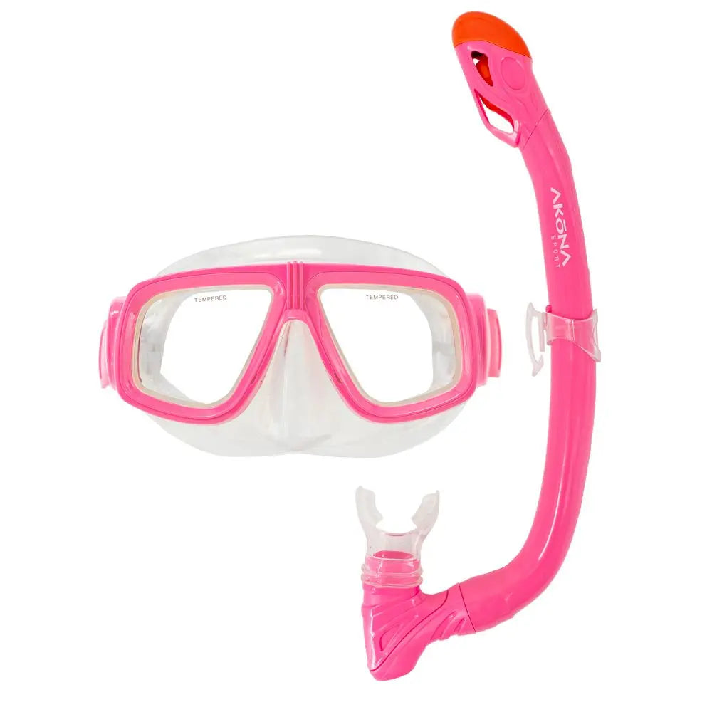 Akona Junior Sport Mask/Dry Snorkel Set