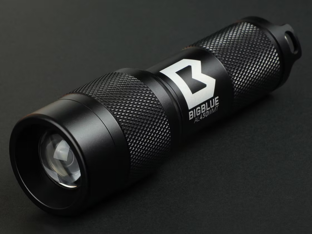 Bigblue 450 Lumen Mini Wide-Beam Dive Light (AL450WMT)