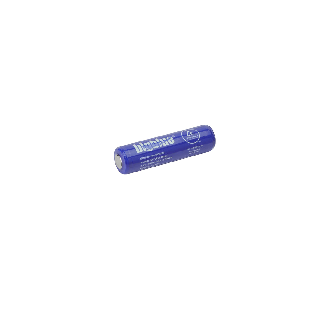 Included rechargeable 18650 battery