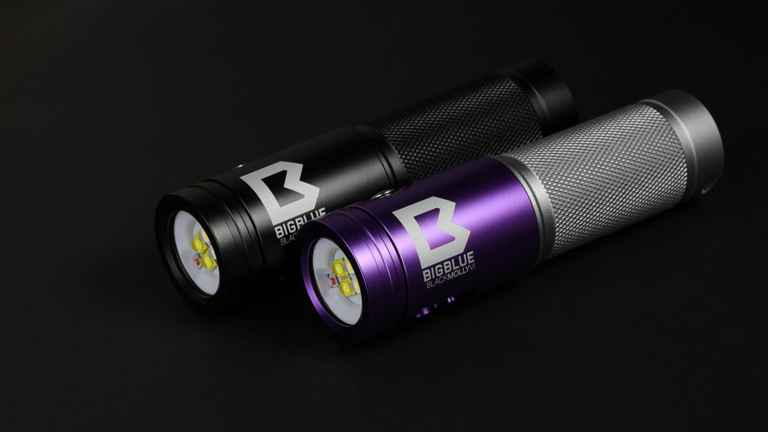Bigblue 2000 Lumen Extra-Wide Tri-Color Video Light - Purple/Silver