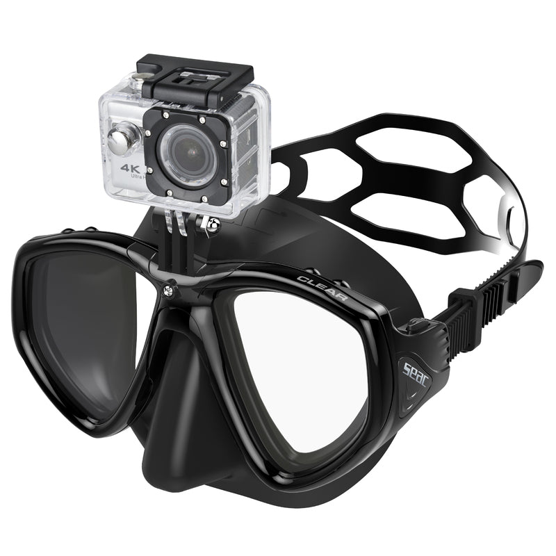 Seac Clear Cam Mask - Antifog in Black - view 2