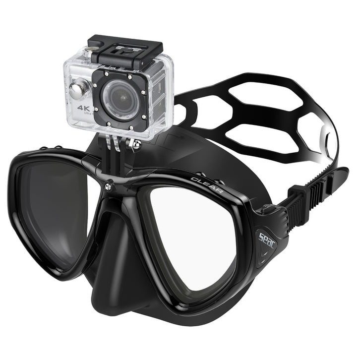 Seac Clear Cam Mask - Antifog in Black - view 2