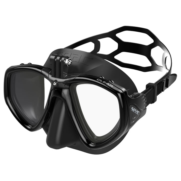 Seac Clear Cam Mask - Antifog in Black