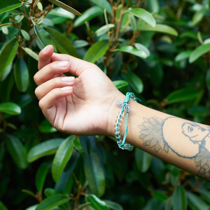 4ocean Loggerhead Sea Turtle Bracelet worn on wrist
