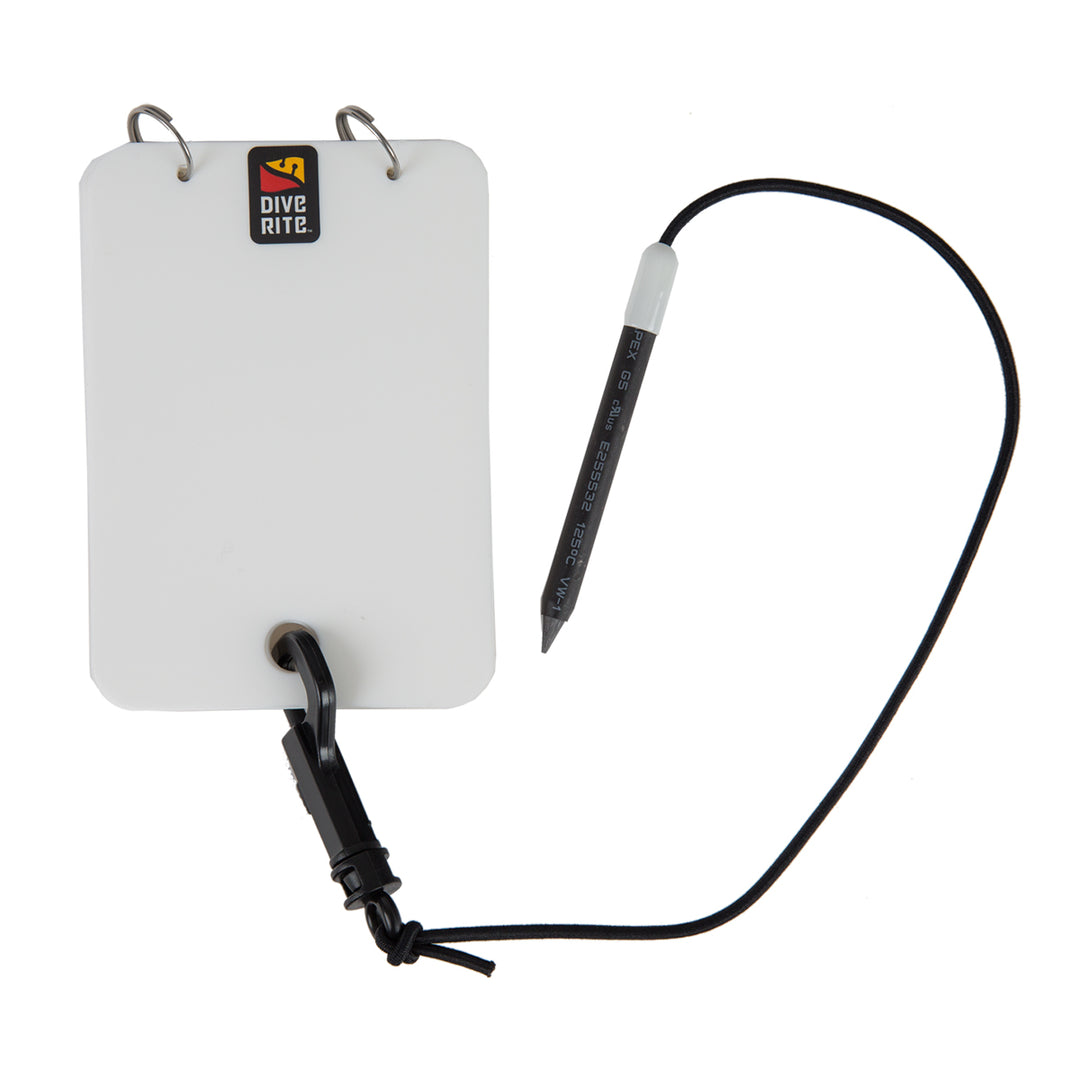 Dive Rite Executive Slate AC2058 - 6 page erasable dive slate with pencil