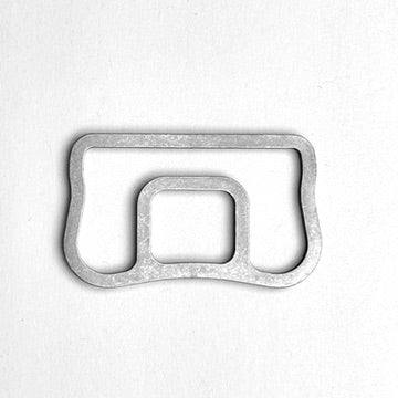 Sump UK triple D ring in 316 stainless steel with three compartments for 2-inch harness webbing
