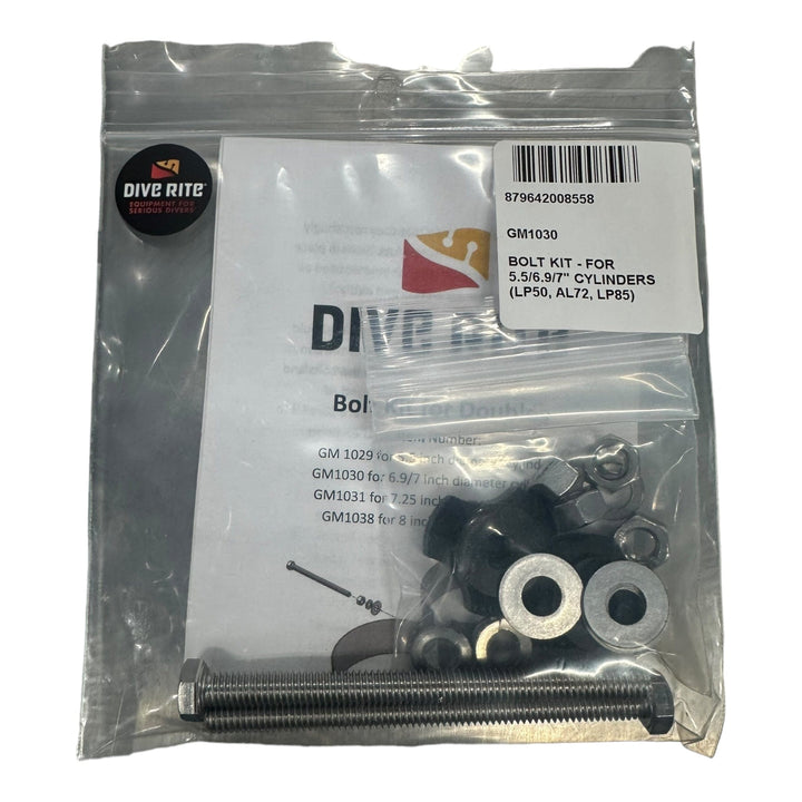 Dive Rite Bolt Kit for Doubles Tank Bands