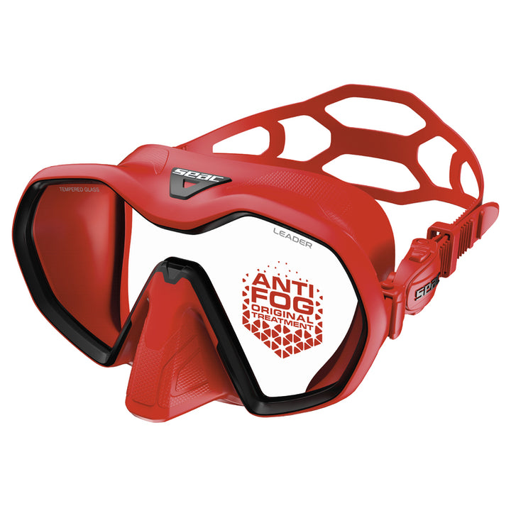 Seac Leader Mask - Antifog in Red