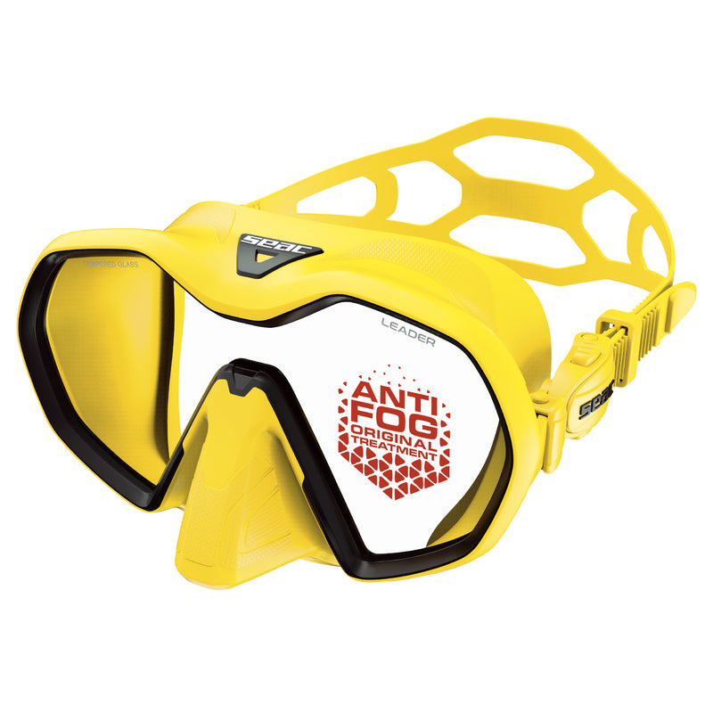 Seac Leader Mask - Antifog in Yellow