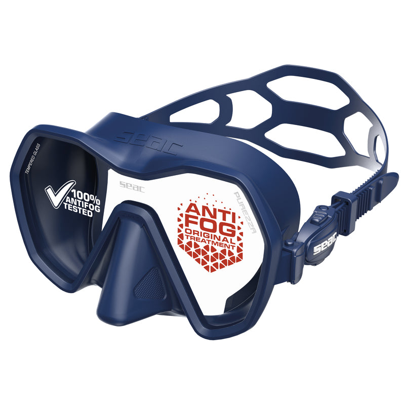 Seac Purezza Mask - Antifog in Blue