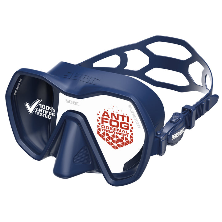 Seac Purezza Mask - Antifog in Blue