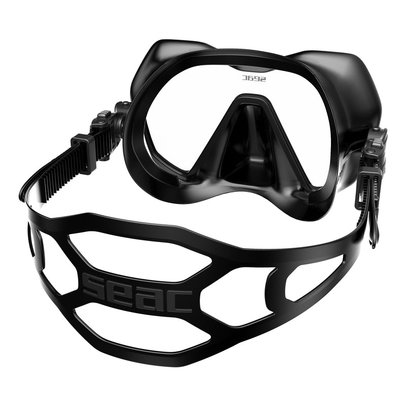 Seac Purezza Mask - Antifog in Black - view 5