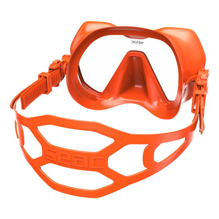 Seac Purezza Mask - Antifog in Orange - view 5
