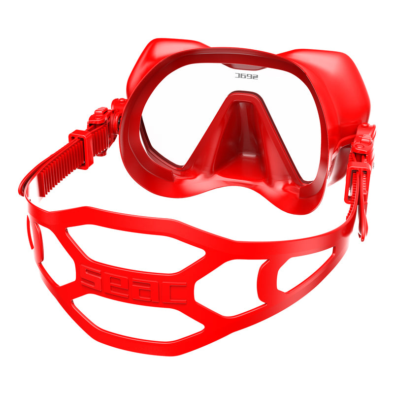 Seac Purezza Mask - Antifog in Red - view 5