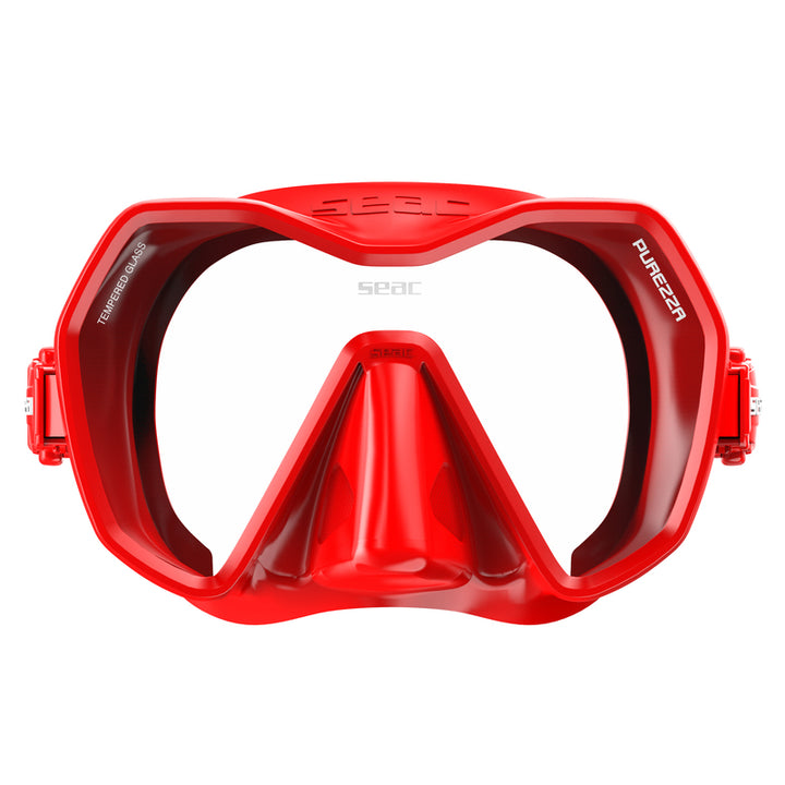 Seac Purezza Mask - Antifog in Red - view 3