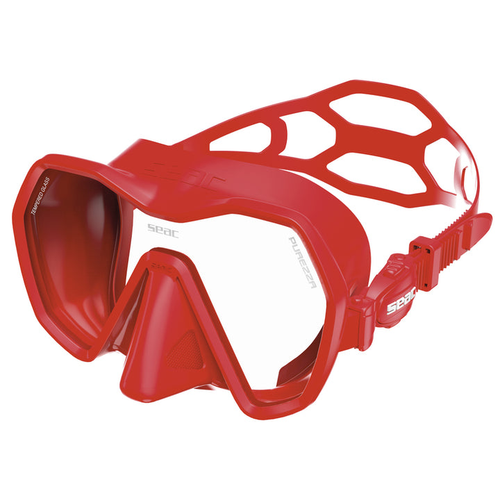 Seac Purezza Mask - Antifog in Red - view 2