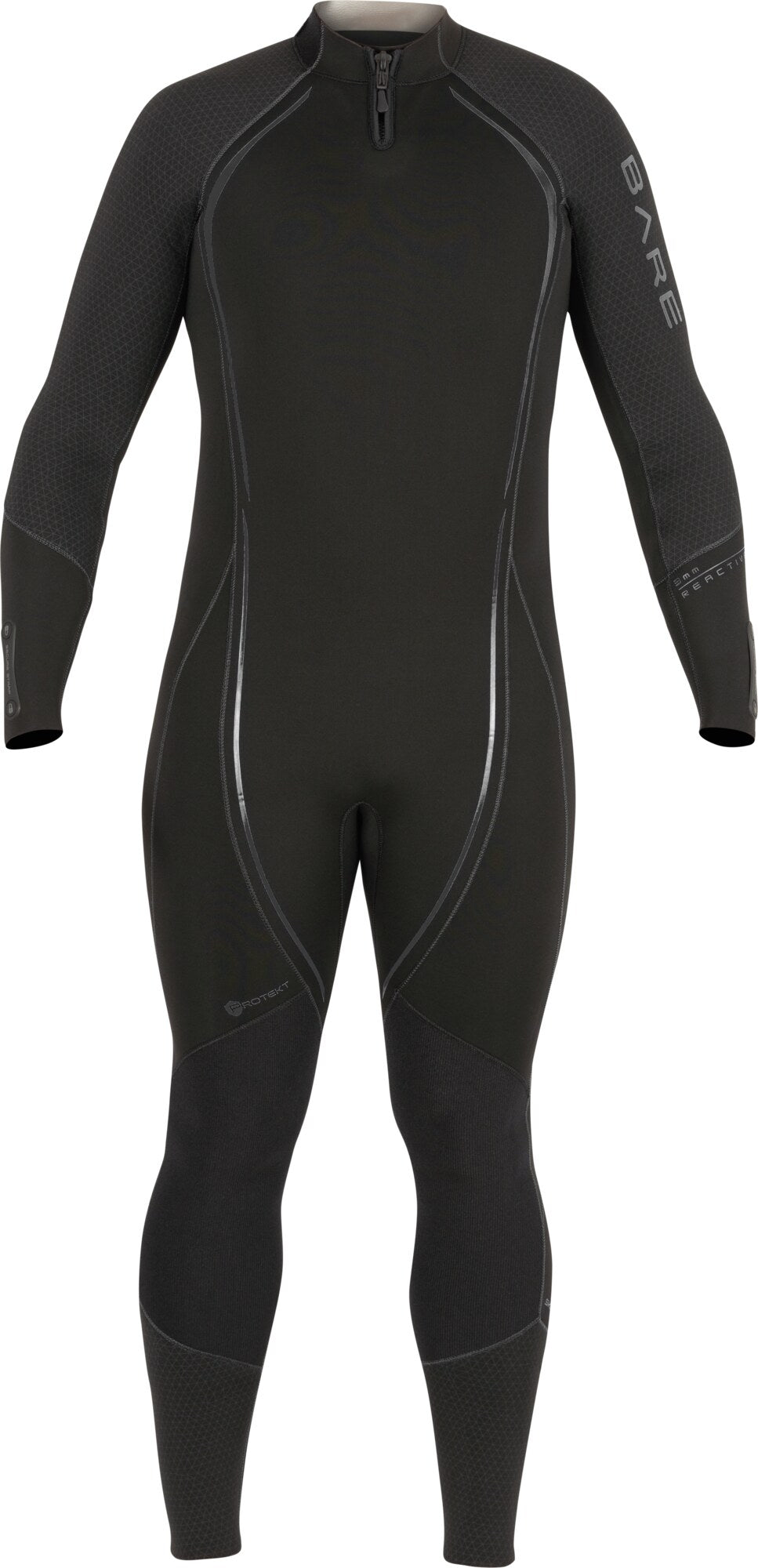 Bare Reactive 3mm Full Wetsuit Men's Black front