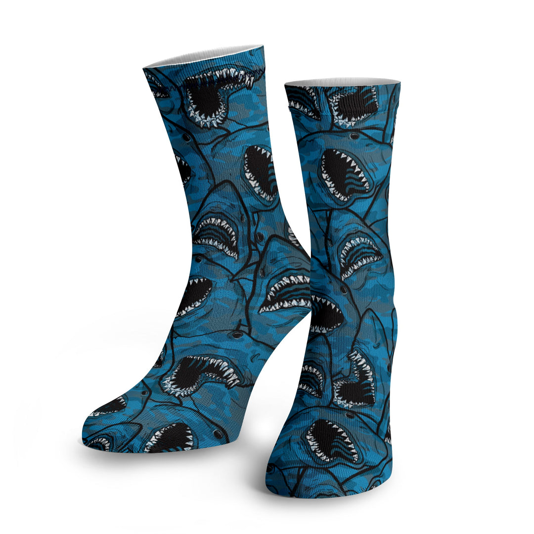Eco-Friendly Shark Camo Dive Socks