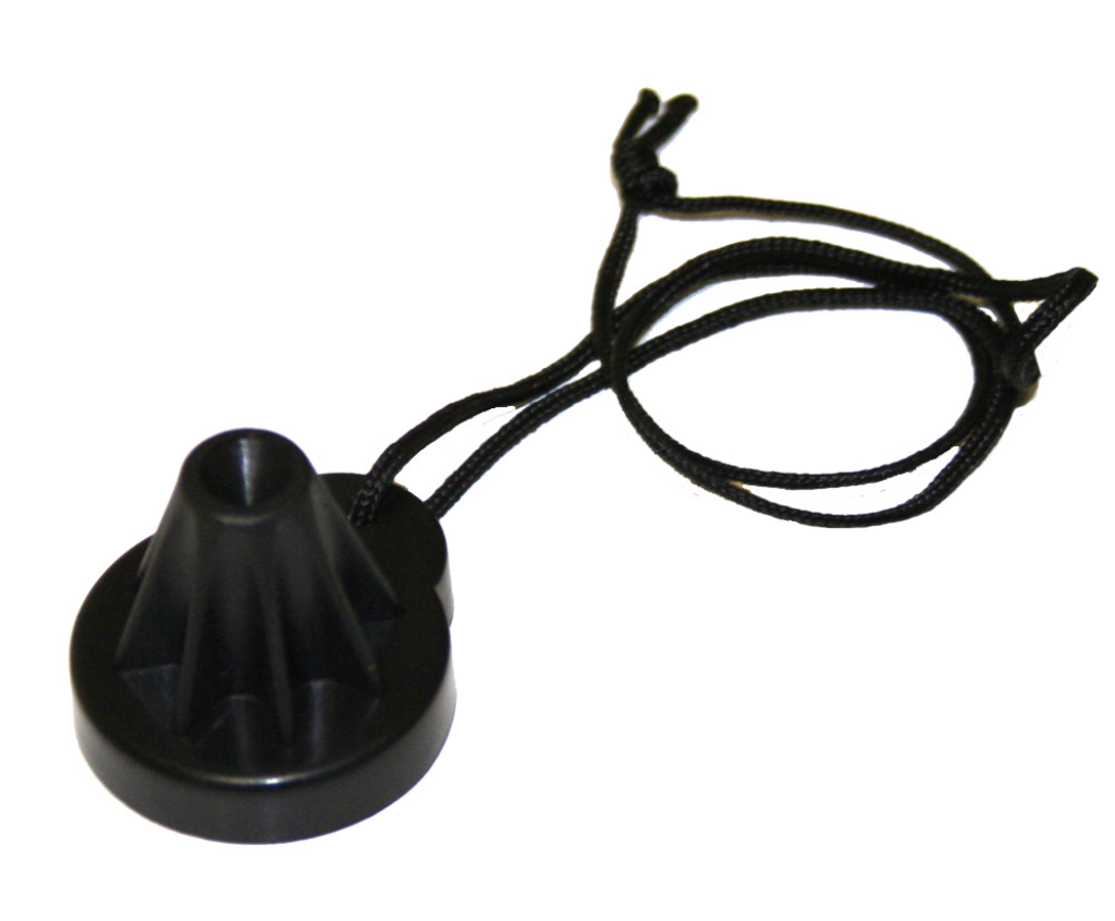 Plastic First-Stage Regulator Dust Cap with O-Ring &amp; String