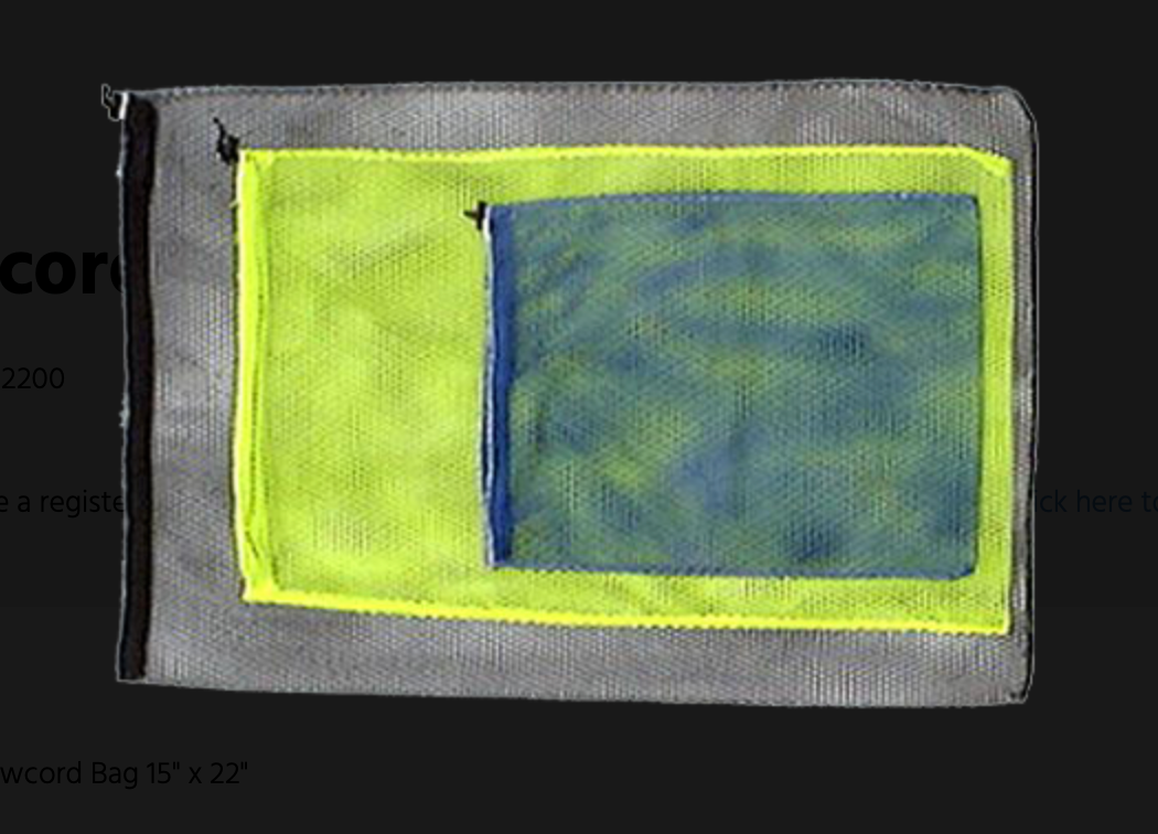Mesh Drawcord Bag