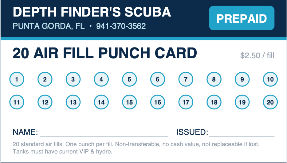 Air Fill Card - Prepaid