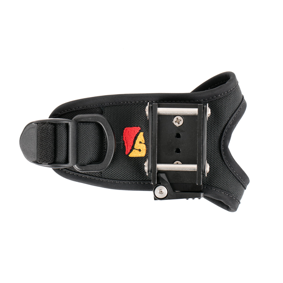 Dive Rite Soft Handmount with QRM receiver, front view