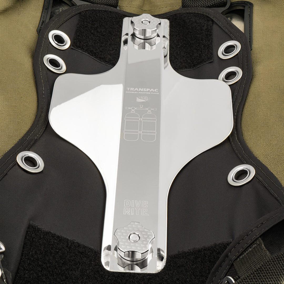 Dive Rite Transpac Doubles Adapter Plate