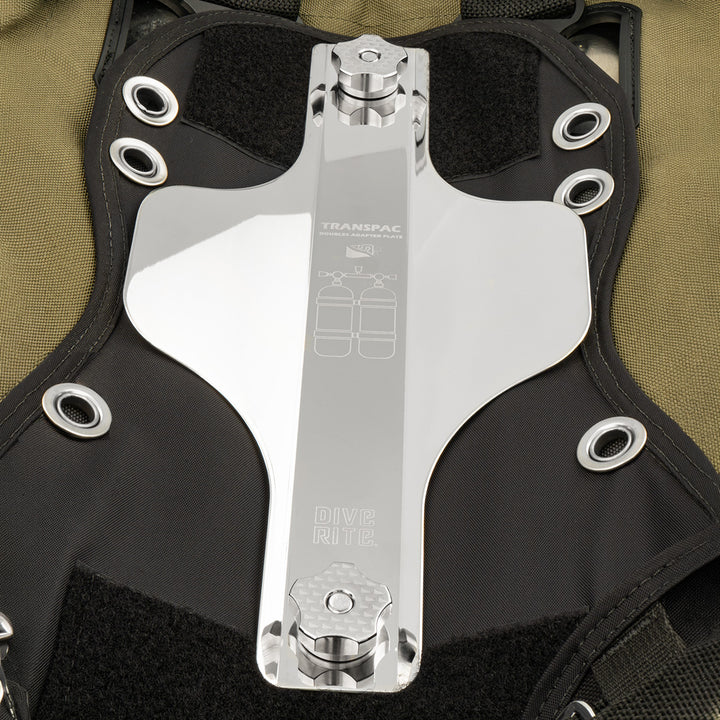 Dive Rite Transpac Doubles Adapter Plate