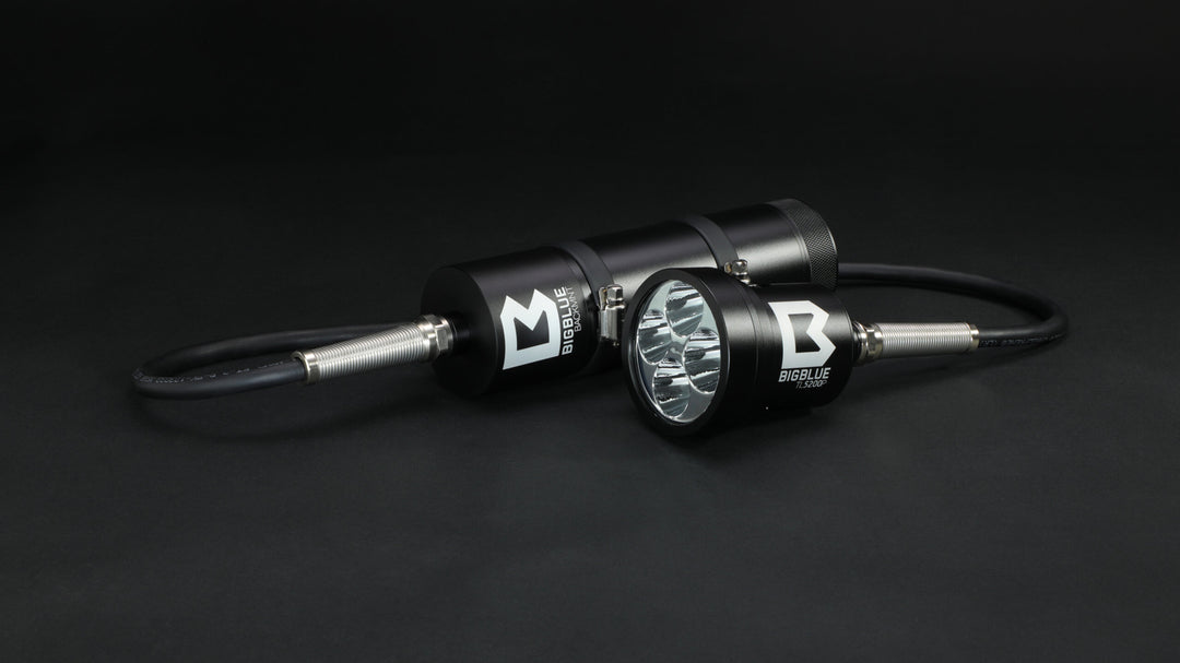 Bigblue 5200 Lumen Narrow Beam Technical Light - Backmount Canister (TL5200P-BACKMOUNT)