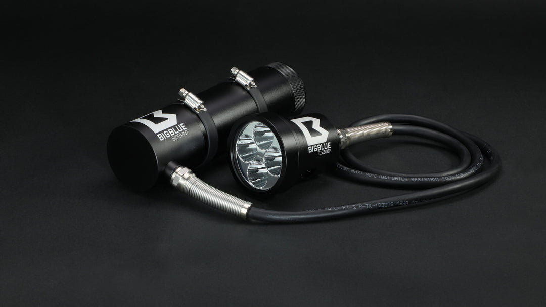 Bigblue 5200 Lumen Narrow Beam Technical Light - Sidemount Canister (TL5200P-SIDEMOUNT)