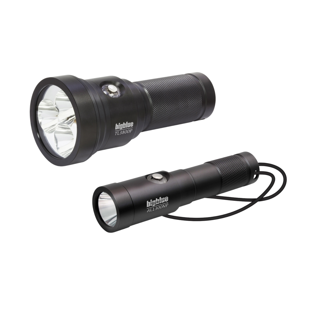 Bigblue Technical Diving Combo Pack: TL3800P + AL1300NP