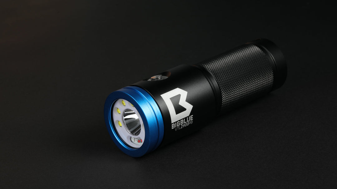 Bigblue 2900 Lumen Wide Beam with Blue Light Mode + 1000 Lumen Spot Beam (VTL2900PB)