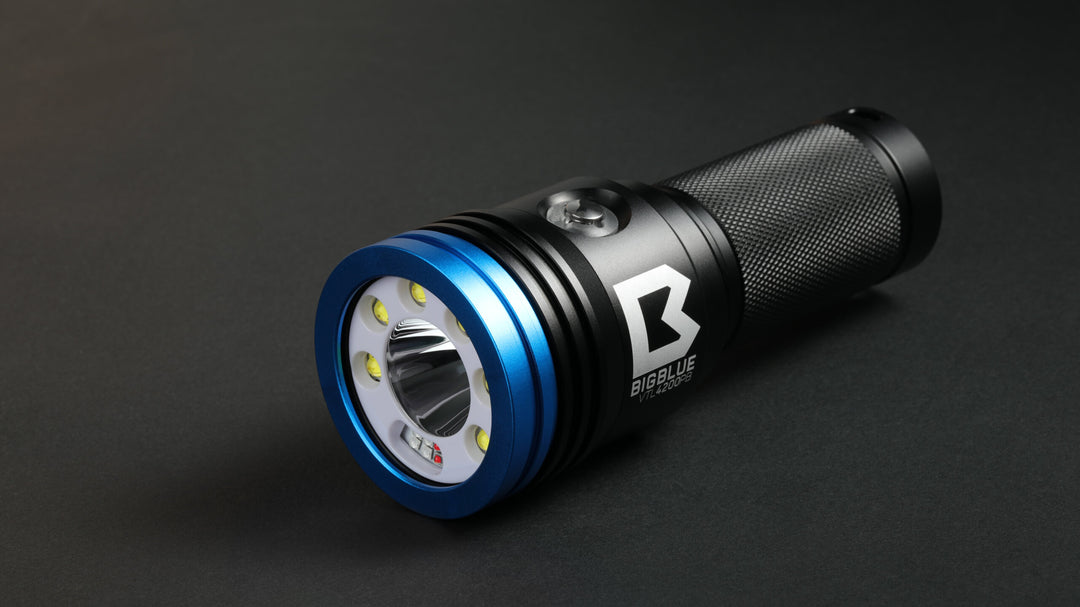 Bigblue 4200 Lumen Wide Beam with Blue Light Mode + 1200 Lumen Spot Beam (VTL4200PB)