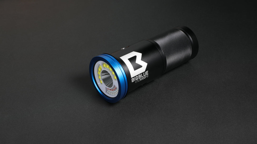 Bigblue 9000 Lumen Wide Beam with Blue Light Mode + 1300 Lumen Spot Beam (VTL9000PB)