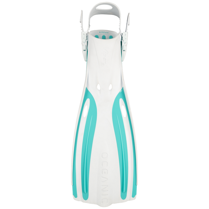 Viper 2 Fins - White/Aqua