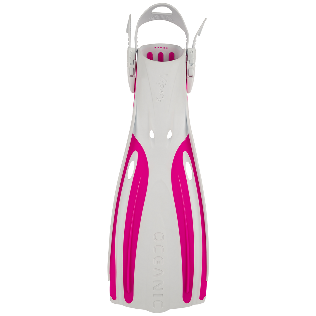 Viper 2 Fins - White/Pink