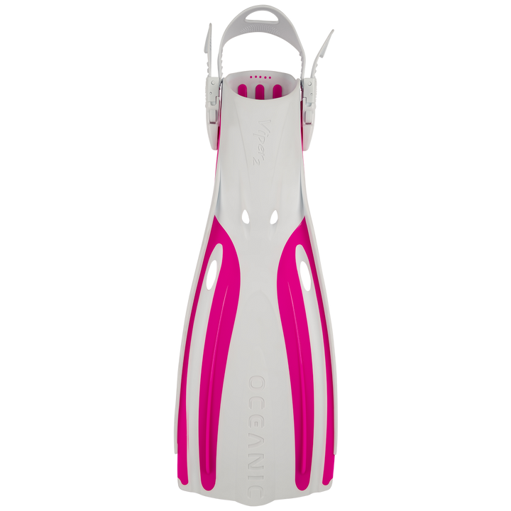 Viper 2 Fins - White/Pink